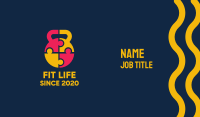 Kettlebell Group Fitness Bootcamp Business Card Image Preview