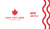 Canadian Writer Business Card