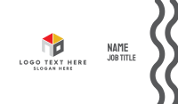 Modern Housing Cube Business Card