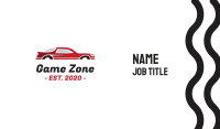 Red Fast Automotive Car Business Card