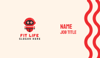 Red Robot Business Card Design