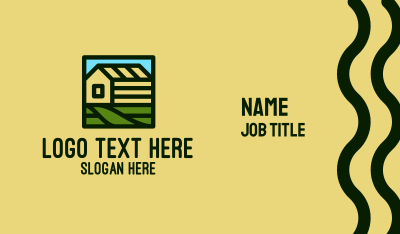 Rural Farmhouse Ranch Business Card Image Preview