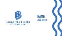 Blue B House Business Card Design