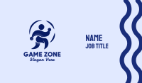 Person Jogging Exercise  Business Card