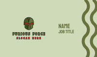 Esports Gaming Warrior Helmet Business Card Image Preview