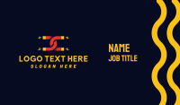 Red And Yellow Business Card example 4