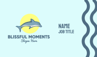 Dolphin Sun Business Card Image Preview