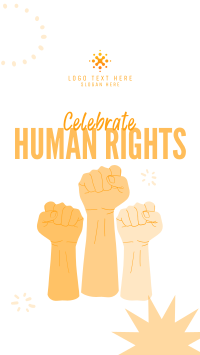 Celebrate Human rights Instagram Story