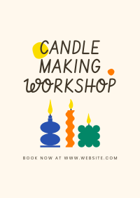 Candle Workshop Poster