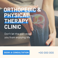 Orthopedic and Physical Therapy Clinic Instagram Post