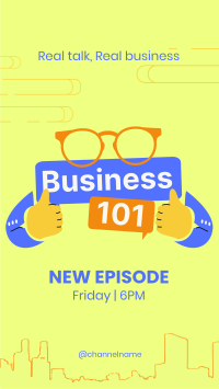 Business Podcast Facebook Story Design