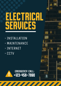 Electrical Services List Flyer