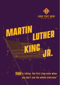 Martin Luther Quote Tribute Poster