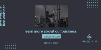 Learn About Our Business Webinar Twitter Post