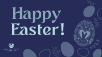 Eggs and Flowers Easter Greeting YouTube Video