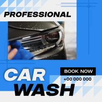 Professional Car Wash Services Instagram Post Design