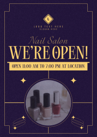 Nail Technician Poster example 2