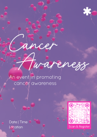 Cancer Awareness Event Flyer