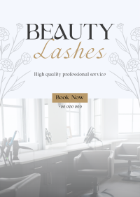 Fancy Beauty Lashes Poster