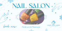 Modern Nail Salon Twitter Post Design