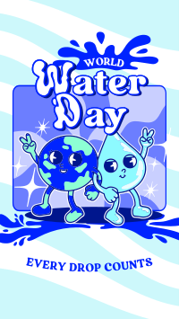 Cartoon Water Day YouTube Short