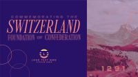 Switzerland Confederation Commemoration Animation