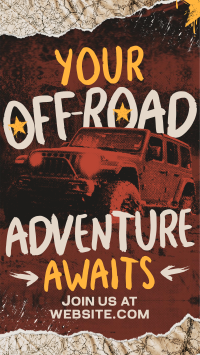 Grunge Off-Road Adventure TikTok Video Design