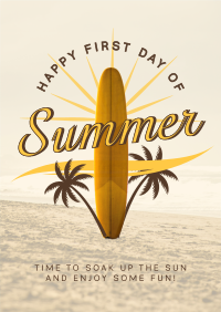 Vintage Summer Season Flyer