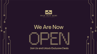 Business Now Open Animation