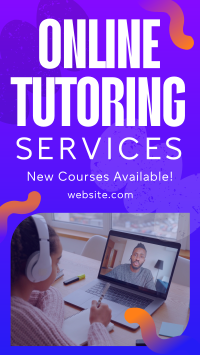 Online Tutor Services Instagram Story