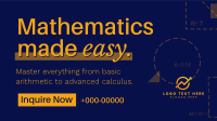  Mathematics Private Tutor Animation