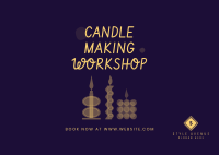 Candle Workshop Postcard