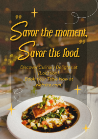 Elegant Food Quote Flyer