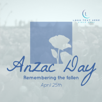 Remembering Anzac Linkedin Post