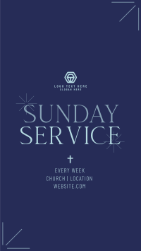 Earthy Sunday Service Instagram Story