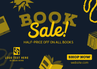 Big Book Sale Postcard