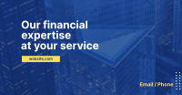 Financial Service Building Facebook Ad