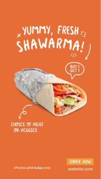 Yummy Shawarma Facebook Story