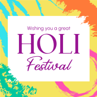 Holi Festival Instagram Post
