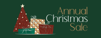 Annual Christmas Sale Facebook Cover