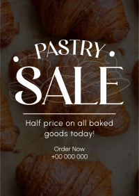 Pastry Sale Today Poster