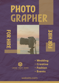 Photographer Poster