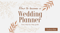 Wedding Planner Services YouTube Video