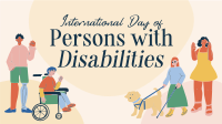Simple Disability Day Facebook Event Cover