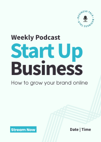 Simple Business Podcast Flyer