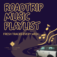 Roadtrip Music Playlist Linkedin Post