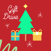 Christmas Gift Drive Instagram Post Image Preview