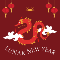 New Year of the Dragon Linkedin Post