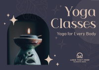 Modern Yoga Class For Every Body Postcard