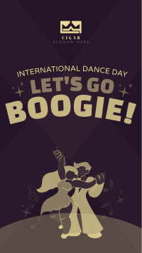 Lets Dance in International Dance Day Instagram Story